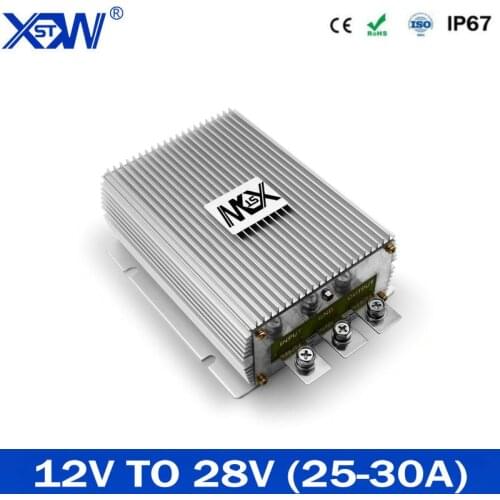 2020 Newest Technology 12V TO 28V 25A 30A Step Up DC DC Converter 30A 840W 12VDC TO 28VDC 25A Voltage Regulator Power Boost Modu