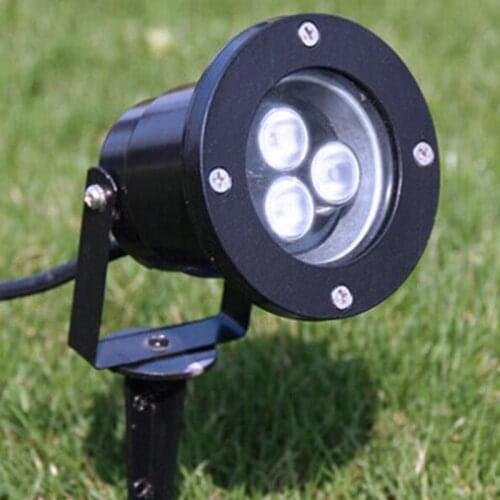 3*3W Led Flood Spot light Outdoor Led Lawn Lamp IP68 Waterproof Garden Lighting Insert the ground lights AC 85-265V