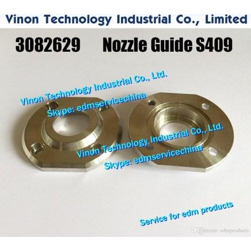 3082629 edm Nozzle Guide S409 Ø60xØ22x10.5tmm Lower Nozzle Baser for S209 for Sodic A320,A350,A530,A325 type 87-3/90-3 wire-cut