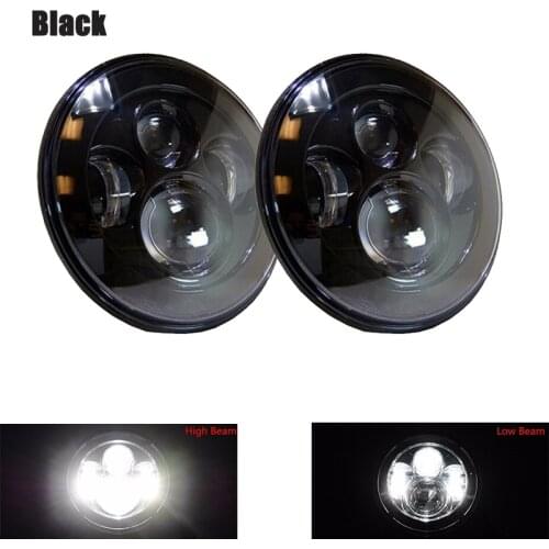 7 inch Headlamp Hi/Lo Beam 45W round headlight car accessories for Harle Hummer H1 Jeep TJ