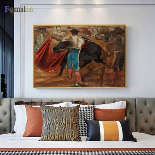 Abstract Vintage Art Paintings Abstract Picture Retro Poster And Prints Wall Canvas Pictures For Living Room Home Décor-01