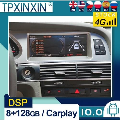 For Audi A6L 2010-2011 Android 10 Car Stereo Car Radio with Screen Car GPS Navigation Tape Recorder Head Unit