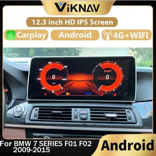 Android car radio for BMW 7 Series F01 F02 2009-2015 car 12.3 inch screen GPS navigation stereo recorder DVD multimedia player
