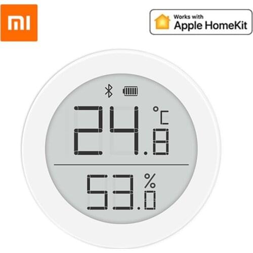 Xiaomi Cleargrass Qingping Bluetooth Thermometer Hygrometer Temperature and Humidity Sensor Supports for Apple Siri and HomeKit