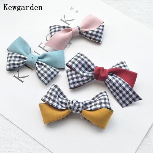 Kewgarden 1.5" 1" 38mm 25mm Plaid Polyester Cotton Ribbon Handmade Tape DIY Bow Tie Hair Accessories Sewing Webbing 10 Yards