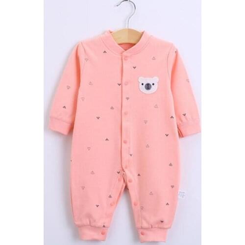 New Arrival Baby Girl Onesie Cotton Cartoon Spring Autumn Infant Boy Romper Christmas Newborn Clothes