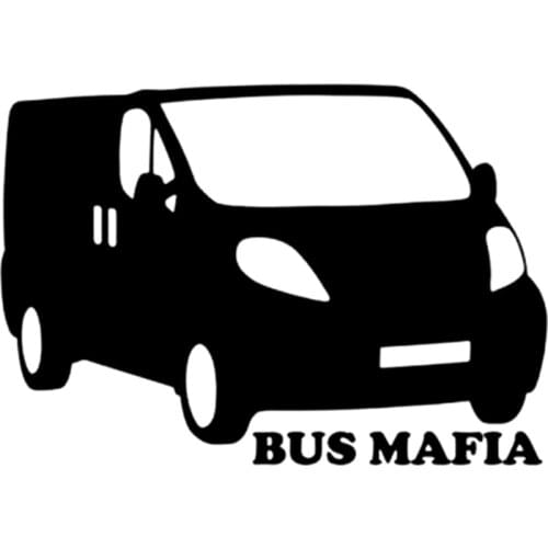 Creative Vinyl Car Sticker Bus Mafia for Renault Trafic Auto Car Stickers,20cm*14cm