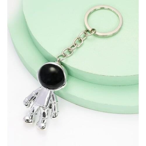 Alien Doll Keychain Durable Portable Alien Doll Keychain Miniature Keychain Pendant Plastic Keyring For Kids Robot Keychain