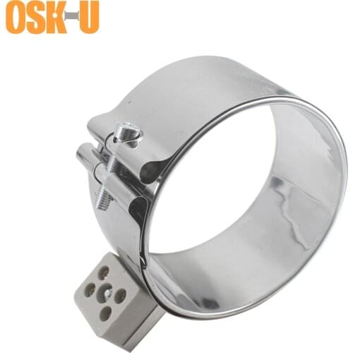 Band Heater Ceramic 90mm ID 50/55/80/90/100mm Height Stainless Steel Electric Heater Element for Electronic Equipment