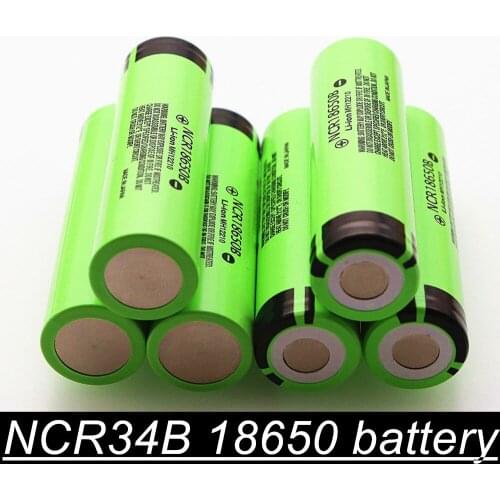 2020 New Original 4PCS NCR18650B 3.7V 3400mah 18650 Lithium Rechargeable Battery For Flashlight batteries