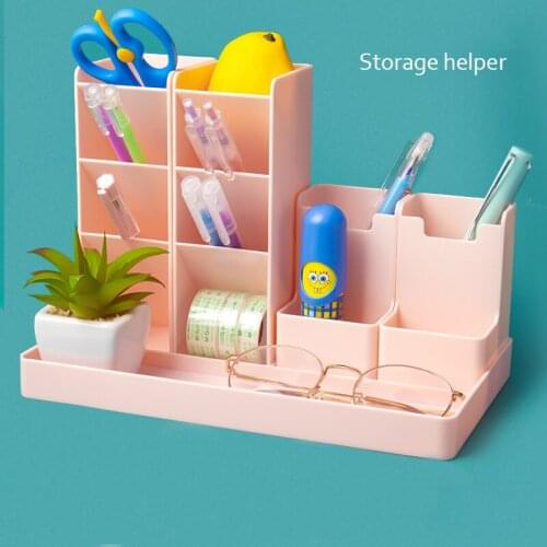 Multifunctional Pen Holder Stationery Storage Office Accessories Nordic Style School Office Student Desk Pen Box Desk Organizer