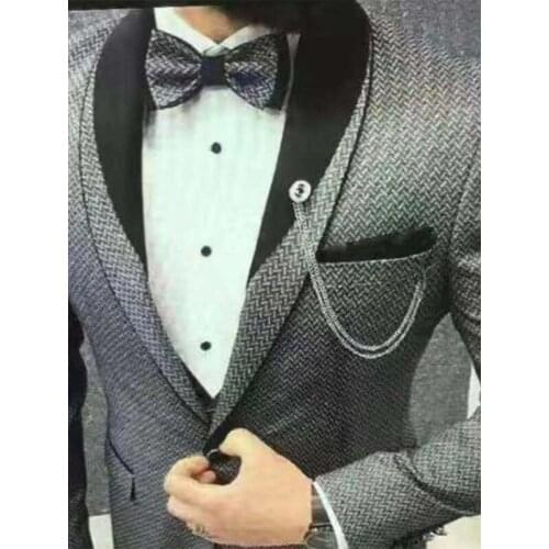 2021 New Mens Wedding Suits Two Pieces Top Quality Tuxedos Slim Fit Shawl Lapel One Button Groom Suits Mens Formal Wear