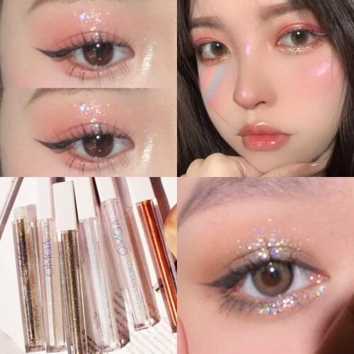 New Sequined Liquid Eye Shadow Pearly Glitter Sequined Sequins Chuchu Stars Phantom Diamonds Shiny And Easy To Use