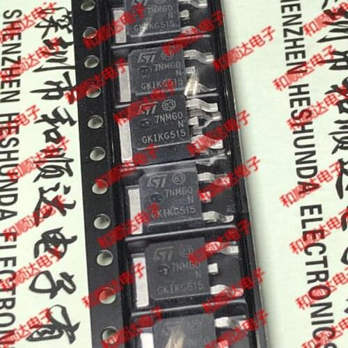 Original New / 5pcs / 7NM60N STD7NM60N TO-252