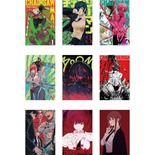 Chainsaw Man Poster Comics Canvas Painting Printings Anime Wall Art Prints For Bedroom Living Room Home Decor Wall Stickers