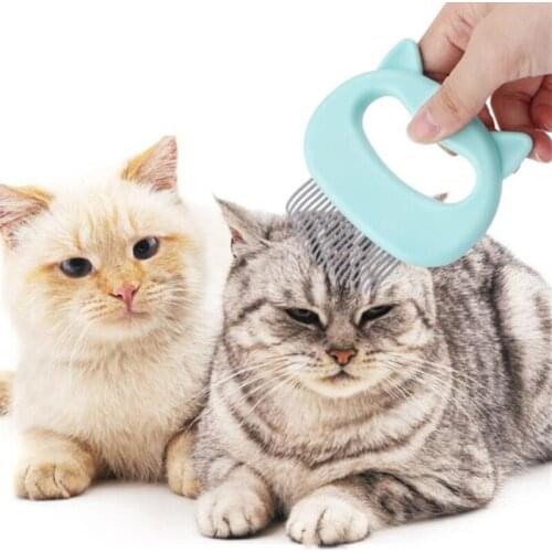 Cat Comb Cat Hair Removal Massaging Shell Comb Pet Grooming Shedding Brush For Dog Cat Hair