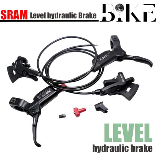 SRAM LEVEL MTB 2-PISTONS Hydraulic Disc Brake 800-1500mm Front & Rear Black