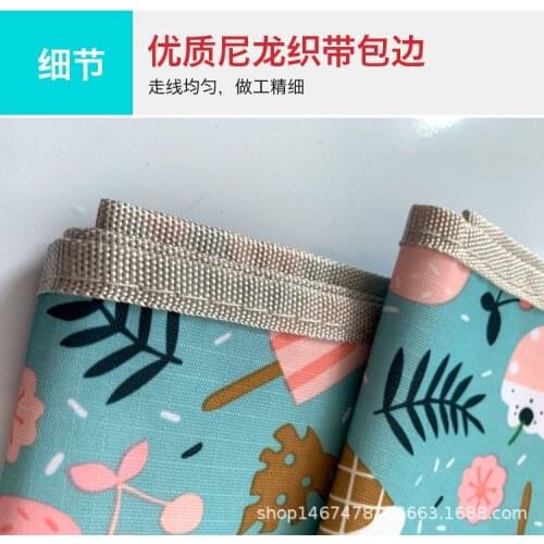 Waterproof Moisture-proof Foldable Outdoor Handle Camping Mat Widen Picnic Mat Beach Blanket