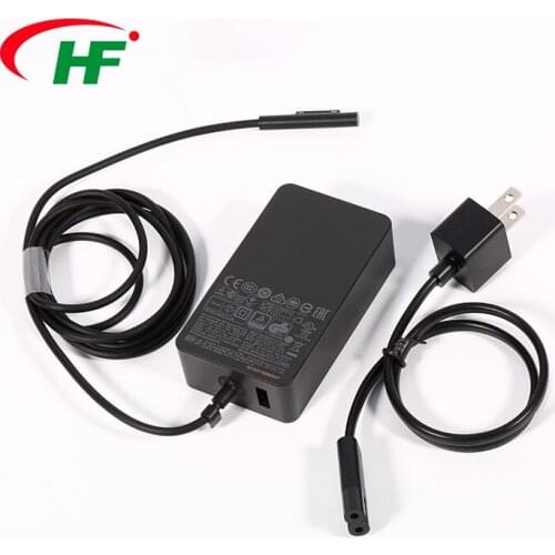HUAYANG high quality 2 years warranty 15V 4A 65W Black AC charger adapter for Microsoft Surface PRO3/4/5/6/7 Charger EU/US Plug