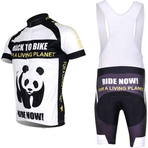 XINTOWN Panda Cycling Jersey Bike Jersey Shorts Bicycle Sportwear ciclismo Short Sleeve T-Shirt Clothing Jersey S-4XL