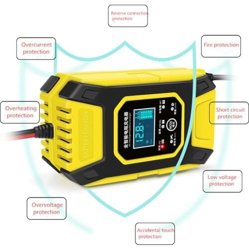 AGM 12v6A battery charger motorcycle full smart car battery charger