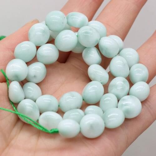 Green Angel Loose Beads Natural Stone Bead Irregular Beads for DIY Jewelry Making Necklace Bracelet Earrings Accessory 10-12 MM