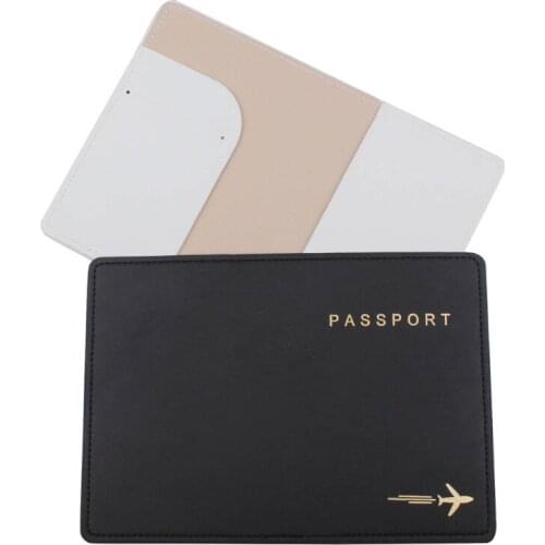 066F PU Leather Passport Case Holder Multifunctional Travel Credit Card Wallet Cover