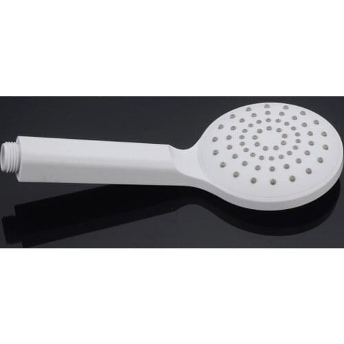 1pc Shower Head ABS Bathroom Bath Shower Water Saving High Pressure Round Shape Hand Shower