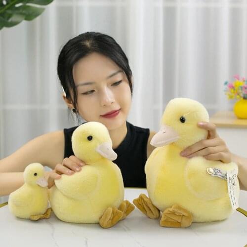 12/22/28cm cute yelllow duck plush toys kids baby stuffed plush duck animals doll kids chidlren birthday christmas gift