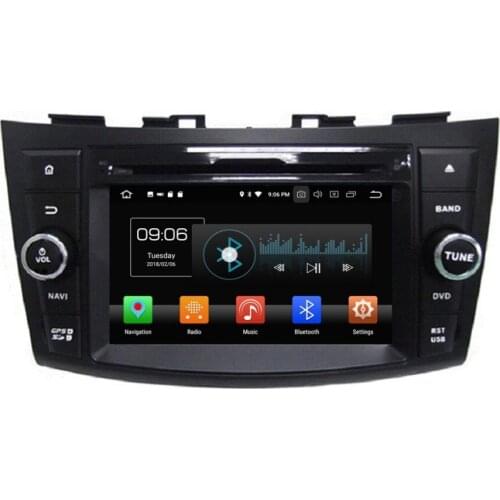 2 din 7" Android 8.0 Octa Core Car DVD Multimedia GPS Navigation for Suzuki Swift 2011-2014 Radio Bluetooth WiFi USB Mirror-link