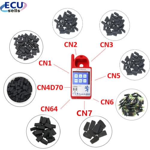 5Pcs/lot CN1 CN2 CN3 CN5 CN6 CN7 8A CN4D70 Car Key Clone Chip 4C 4D ID46 G ID48 8A Copy Chip for CN900 ND900 MINI Key Programmer