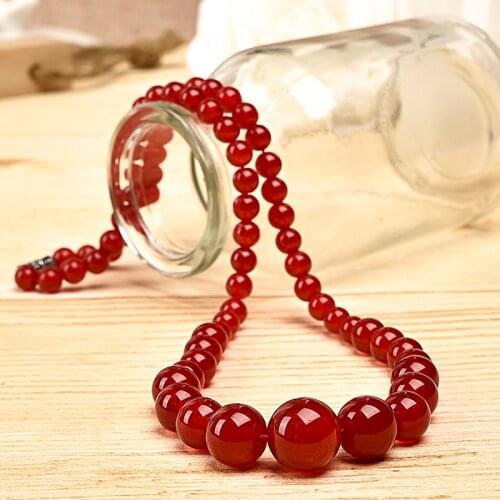 Free Shipping Natural Stones Tigereye Chalcedony Round Beads Blue Sandstone Crystal Jewellery Necklace Factory wholesale 18" Q9