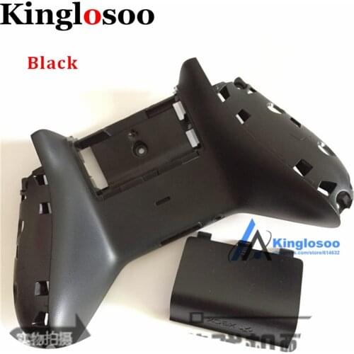 Black Game controller back shell housing Battery door cover for Xbox One S Gamepad
