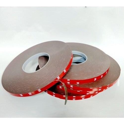 5/6/8/10/12/15/20mm Double-sided tape Car with red film gray glue foam cotton strong sticky for Phone Lcd Pannel Screen