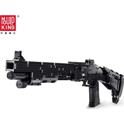 Mould King 14003 Block Gun Series 1061pcs The BENELLI M4 Super 90 Model Building Blocks MOC Bricks Classic Gun Model Kits Gifts