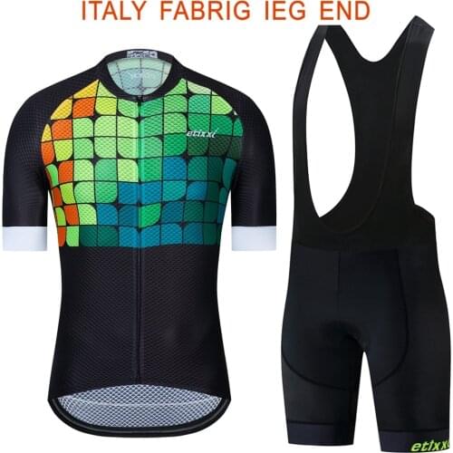 Etixxl summer cycling jersey Mens style short sleeves bicicleta clothing sportswear outdoor mtb ropa ciclismo mailot bike suit