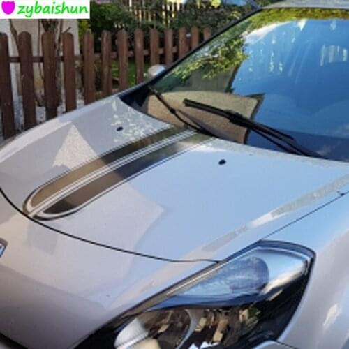 Car Stickers Hood Engine Cover DIY Stripe Decoration Reflective for Volkswagen POLO Tiguan Passat Golf EOS Scirocco Bora Lavid