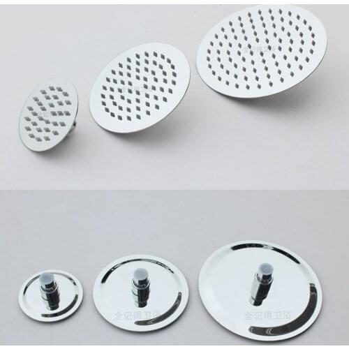 Free Shipping Stainless Steel Rain Showerhead Bathroom Chroome Ultrathin Style 4/6/8/10/12 Rainfall Shower Head