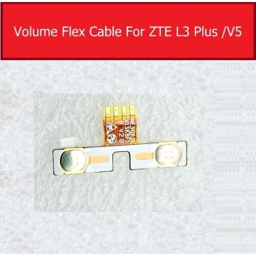 Genuine Volume & Power Flex Cable For ZTE Red bull V5 5.0inch U9180 4G N9180 V9180 Volume & Power Side key Switch Replacement