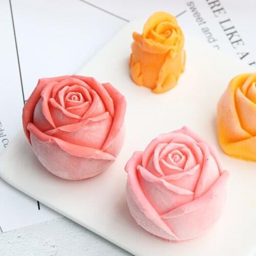3D Rose Flower Silicone Soap Mold for Soap Making Silicone Mold for Candle Making DIY Handmade Party Favors