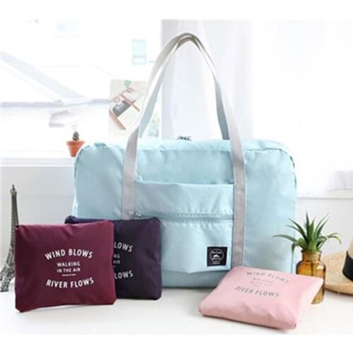 New Fashion Foldable Travel Bags Unisex Large Capacity Bag Luggage Women WaterProof Handbags Men Storage Bags Home Organizer