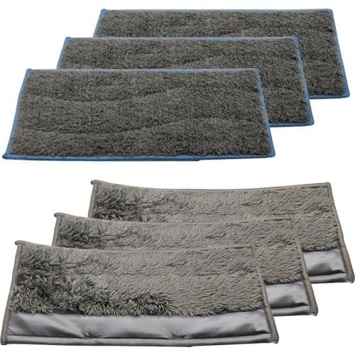6 Pack Washable Wet Mopping Pads Replacement Compatible for IRobot Braava Jet M6