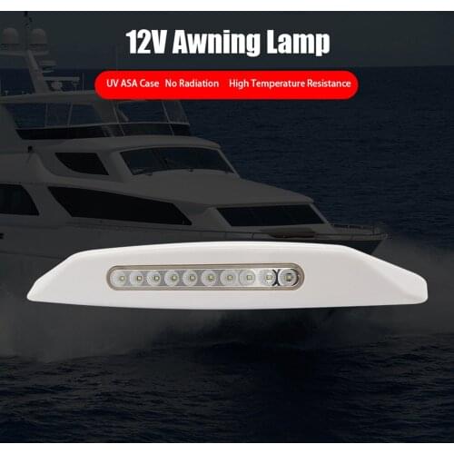 12V LED Awning Lamp Waterproof Exterior Lamps Light Bar for Motorhome Caravan RV Van Camper LED Awning Lamp