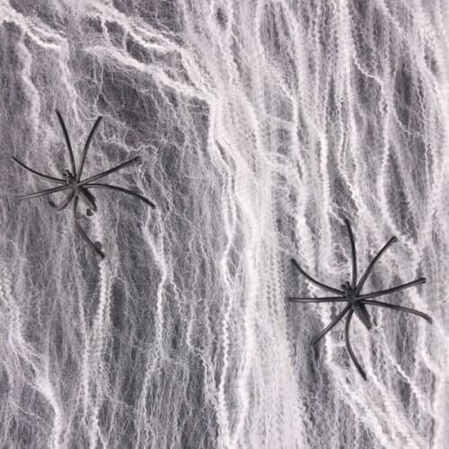 1Pcs 20g Halloween Decoration Scene Props White Cobweb Spider Web Halloween Decorations for Home Horror House Scary Party Decor