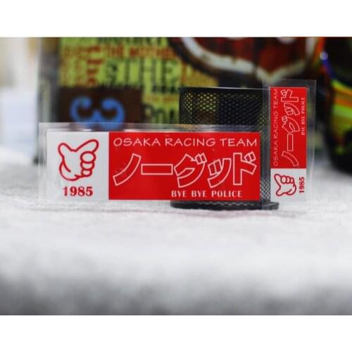 OSAKA RACING TEAM Japan Car sticker JDM Drift Bye Bye Police Motorcycle Modif Decal AccessoriesATV for Biker