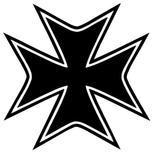 IRON CROSS Decal Sticker Cool High-quality Vinyl Decals and Stickers For Your Window 13x13cm