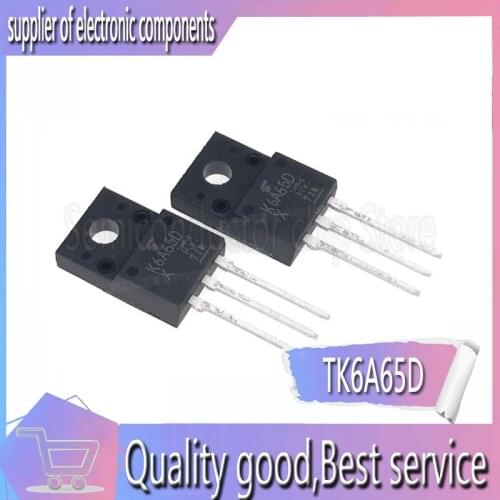 10pcs/lot K6A65D TK6A65D New stock TO-220F 650V 6A