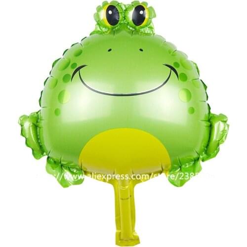 10 Pcs/Lot, Frog Pet Balloon, Baby Shower Animal Foil Balloon, Party/Birthday/Wedding Decorations toys