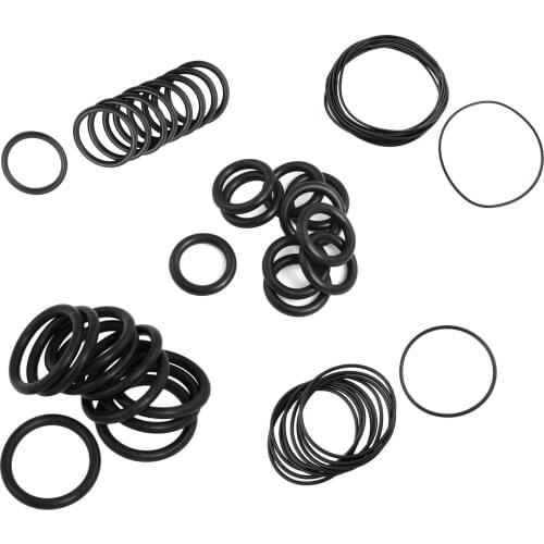 10 PCS Metric O Rings Black Nitrile Rubber 40 mm OD 4 mm thick