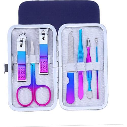 201 Nail Clippers Sets High Precision Stainless Steel Nail Cutter Pedicure Kit Nail File Sharp Nail Scissors and Clipper